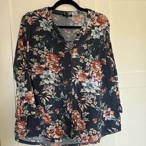 Stitchfix Papermoon Plus Size Penny Button Down Knit Top